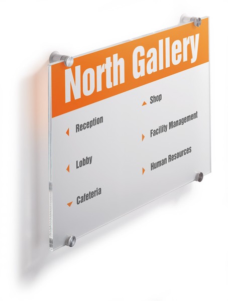 Türschild Crystal-Sign Durable 420 x 297 mm DIN A3 hoch oder quer