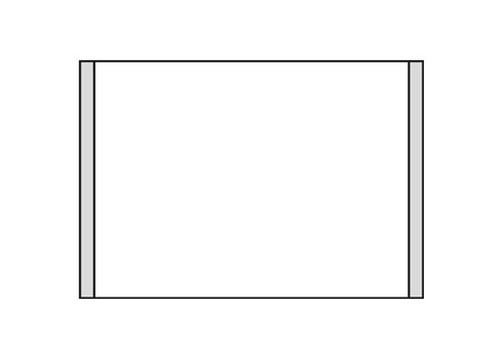 Türschild KRISTALLINO.s-ESG 216 x 148,5 mm (BxH) A5 quer