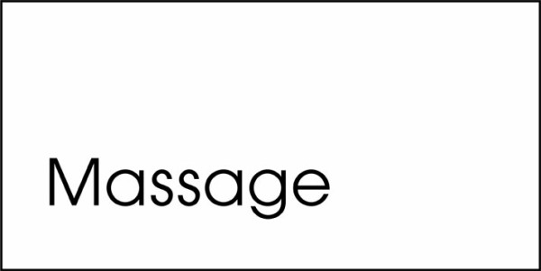 Typ Beta 250 x 125 mm Massage
