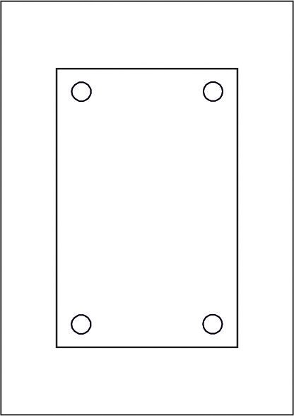 GALERIE-Laserdruck-Folien DIN A4 klar vorgestanzt 130 x 200 mm