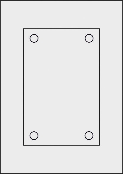 GALERIE-Laserdruck-Folien DIN A4 milchglas vorgestanzt 130 x 200 mm