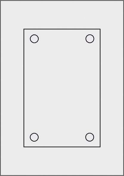 GALERIE-Laserdruck-Folien DIN A4 milchglas vorgestanzt 130 x 200 mm