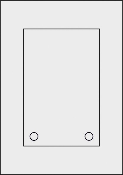 GALERIE-Laserdruck-Folien DIN A4 milchglas vorgestanzt 130 x 200 mm