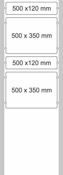 Edelstahl-Schildständer Typ HGH-PWS-5035