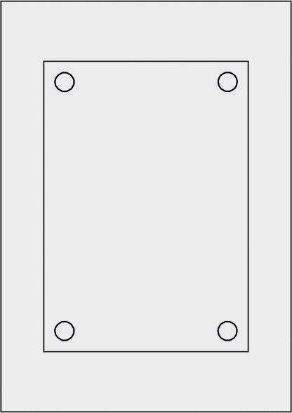 GALERIE-Laserdruck-Folien DIN A4 milchglas vorgestanzt 210 x 148 mm