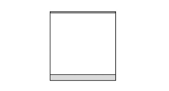 Türschild KRISTALLINO.w-Acryl 105 x 110 mm (BxH) hoch oder quer