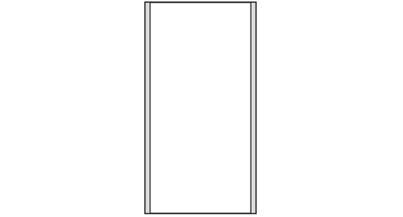 Türschild CISclic-plus 110 x 213 mm (BxH)