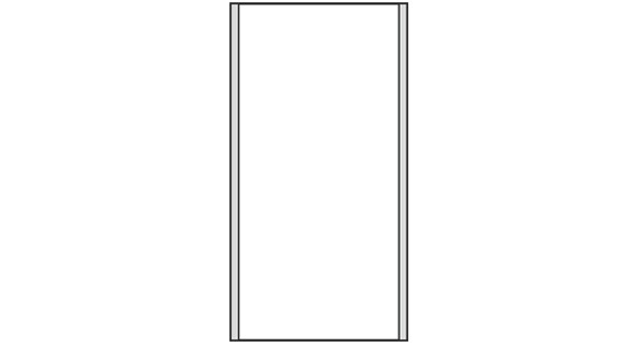 Türschild CISclic-plus 110 x 213 mm (BxH)