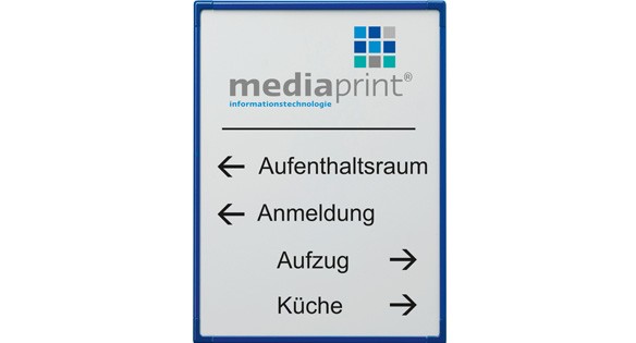 Türschild Unitex-F 215 x 302 mm A4 (hoch oder quer)