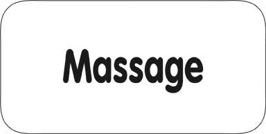 Typ Delta 135 x 68 mm Massage
