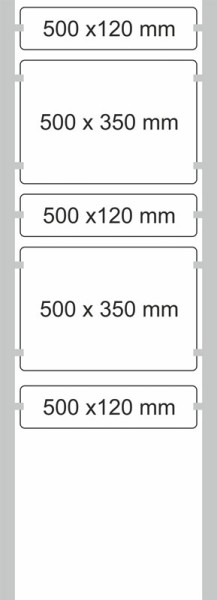 Edelstahl-Schildständer Typ HGH-PWS-5035