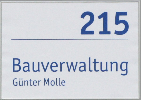 Türschild FORMOflach 300,5 x 213,5 mm A4 quer