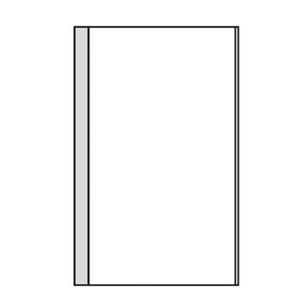Türschild KRISTALLINO.w-ESG 110 x 210 mm (BxH) hoch oder quer