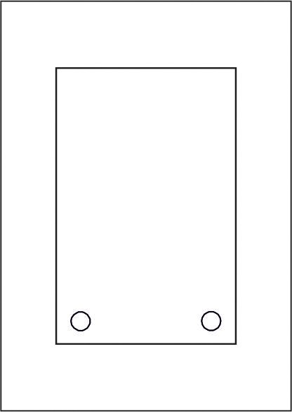 GALERIE-Laserdruck-Folien DIN A4 klar vorgestanzt 130 x 200 mm