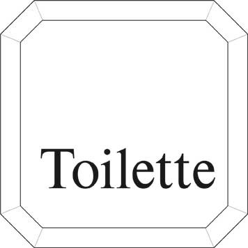 Typ Epsilon 125 x 125 mm Toilette