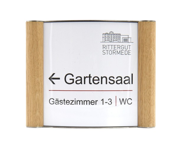 Türschild Westerwald-Eiche 190 x 150 mm (BxH)