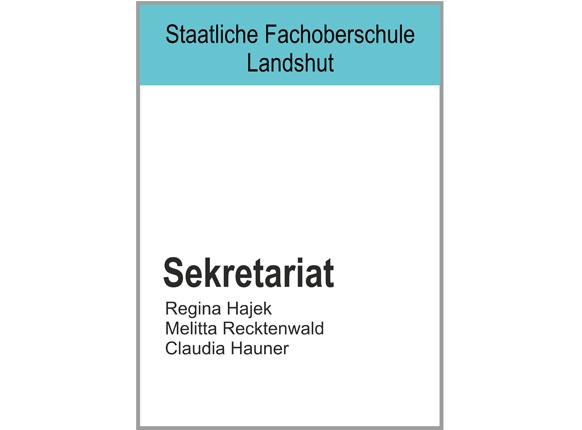 Türschild ClickFix 210 x 297 mm A4 (hoch oder quer)