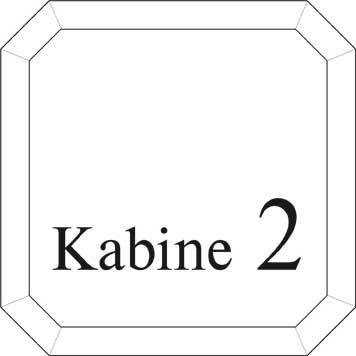 Typ Epsilon 125 x 125 mm Kabine 2