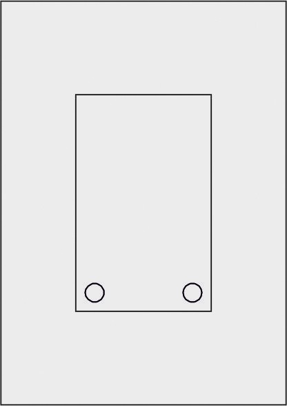 GALERIE-Laserdruck-Folien DIN A4 milchglas vorgestanzt 100 x 160 mm