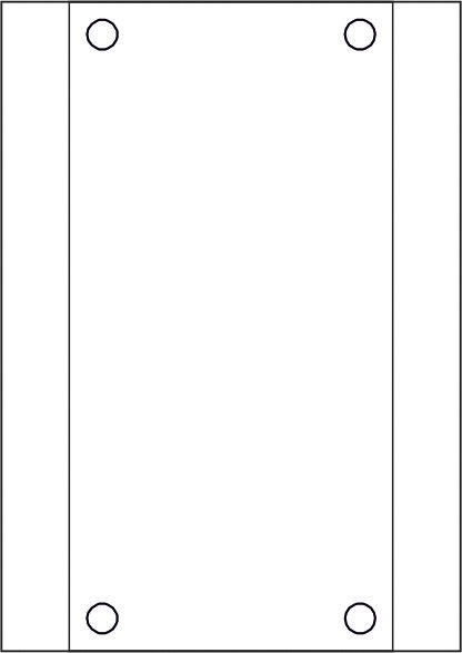 GALERIE-Laserdruck-Folien DIN A4 klar vorgestanzt 297 x 148 mm