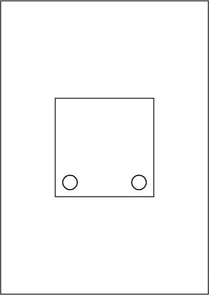 GALERIE-Laserdruck-Folien DIN A4 klar vorgestanzt 100 x 100 mm