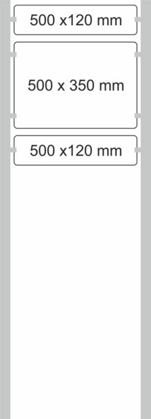 Edelstahl-Schildständer Typ HGH-PWS-5035