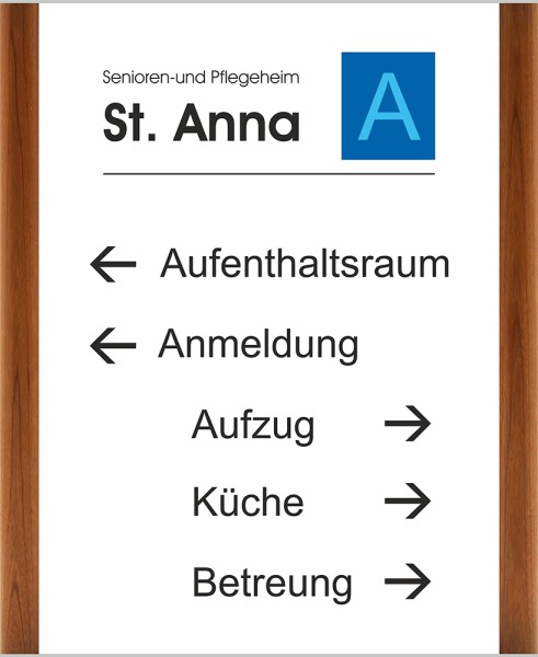 Türschild Westerwald-Kirschbaum A3 hoch 347 x 424 mm (BxH)