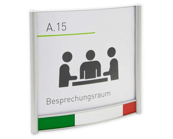 Türschild CIS.n - Frei / Besetzt-Anzeige 163 x 148,5 mm (B x H)