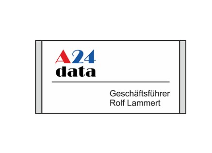 Türschild KRISTALLINO.s-ESG 216 x 105 mm (BxH)