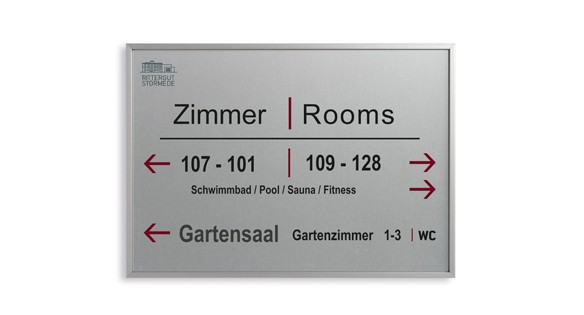 Türschild Unitex-FL 301 x 214 mm (BxH) A4 quer