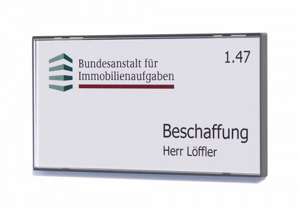 Türschild KAIRO-EASY 149,5 x 74,75 mm (nur in VE`s = 1 VE = 10 Stück)