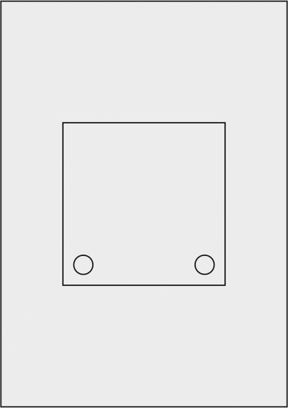 KRISTALLUM-R + INOFIX-Q Laserdruck-Folien DIN A4 matt, vorgestanzt 120 x 120 mm