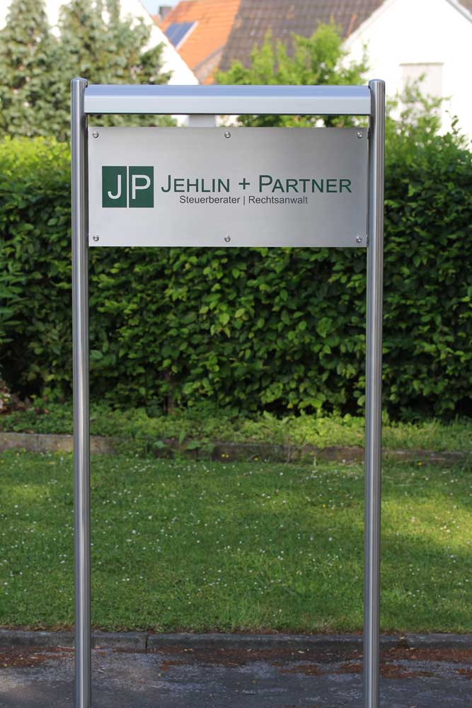 EdelstahlSchildständer Typ ESRV2ABLJehlin ESRV2ABL Edelstahl