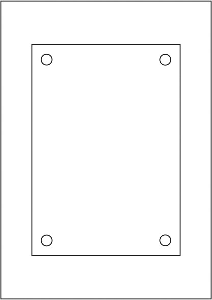 KRISTALLUM-R + INOFIX-Q Laserdruck-Folien DIN A4 klar, vorgestanzt 210 x 148 mm (A5)