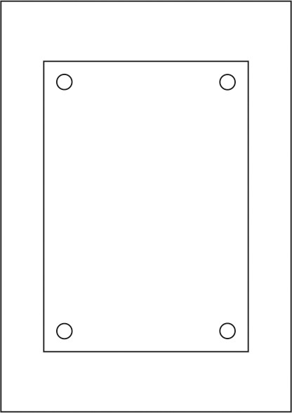 KRISTALLUM-R + INOFIX-Q Laserdruck-Folien DIN A4 klar, vorgestanzt 210 x 148 mm (A5)