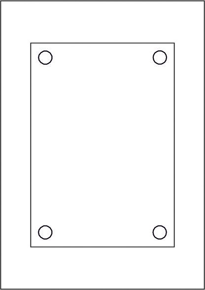 GALERIE-Laserdruck-Folien DIN A4 klar vorgestanzt 210 x 148 mm, DIN A5