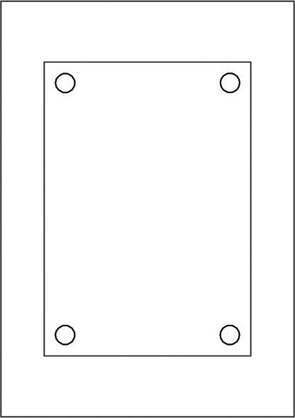 GALERIE-Laserdruck-Folien DIN A4 klar vorgestanzt 210 x 148 mm, DIN A5