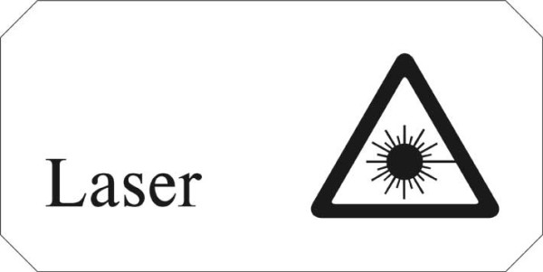 Typ Jota 250 x 125 mm Laser Logo schwarz