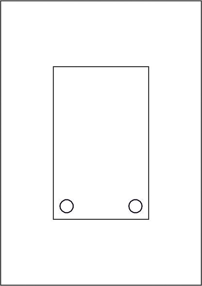 GALERIE-Laserdruck-Folien DIN A4 klar vorgestanzt 100 x 160 mm