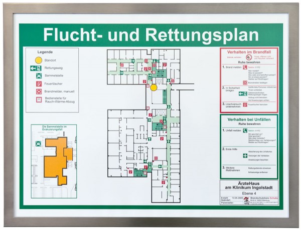 Türschild Margo 323 x 422 mm A3 (hoch oder quer)