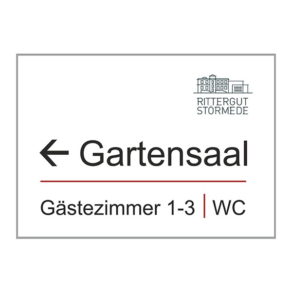 Infoschild FORMO.flach 300,5 x 213,5 mm A4 quer