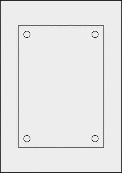 KRISTALLUM-R + INOFIX-Q Laserdruck-Folien DIN A4 matt, vorgestanzt 210 x 148 mm (A5)