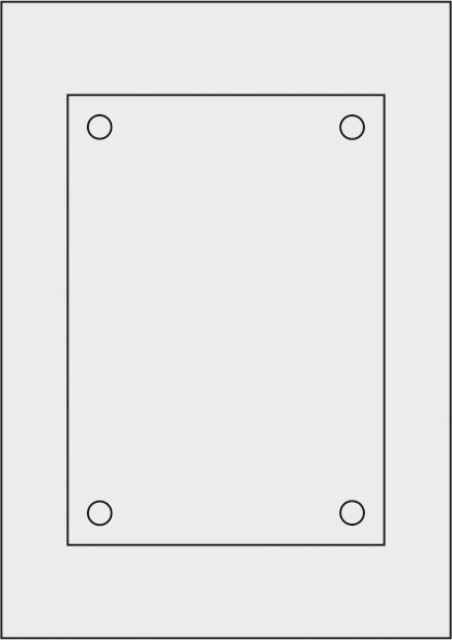 KRISTALLUM-R + INOFIX-Q Laserdruck-Folien DIN A4 matt, vorgestanzt 210 x 148 mm (A5)