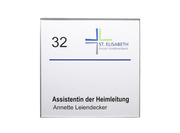 Türschild ClickFix 152 x 152 mm