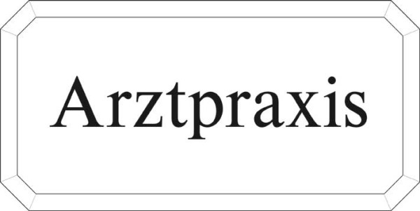 Typ Epsilon 250 x 125 mm Arztpraxis